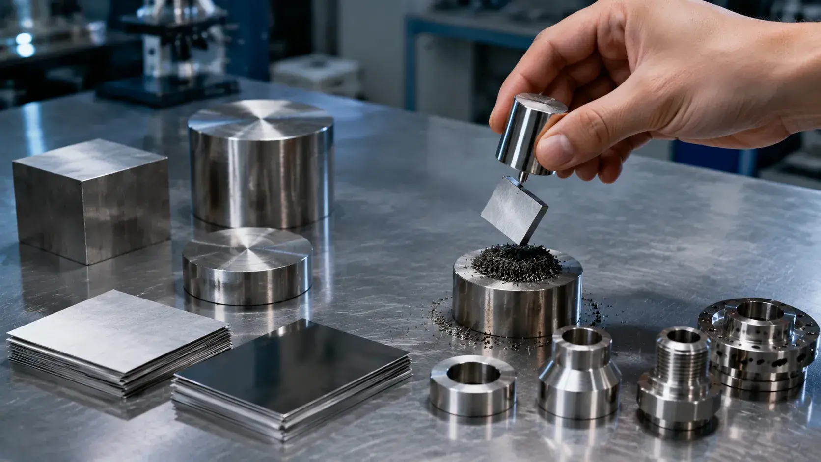 Comparison of nickel and stainless steel magnetic properties