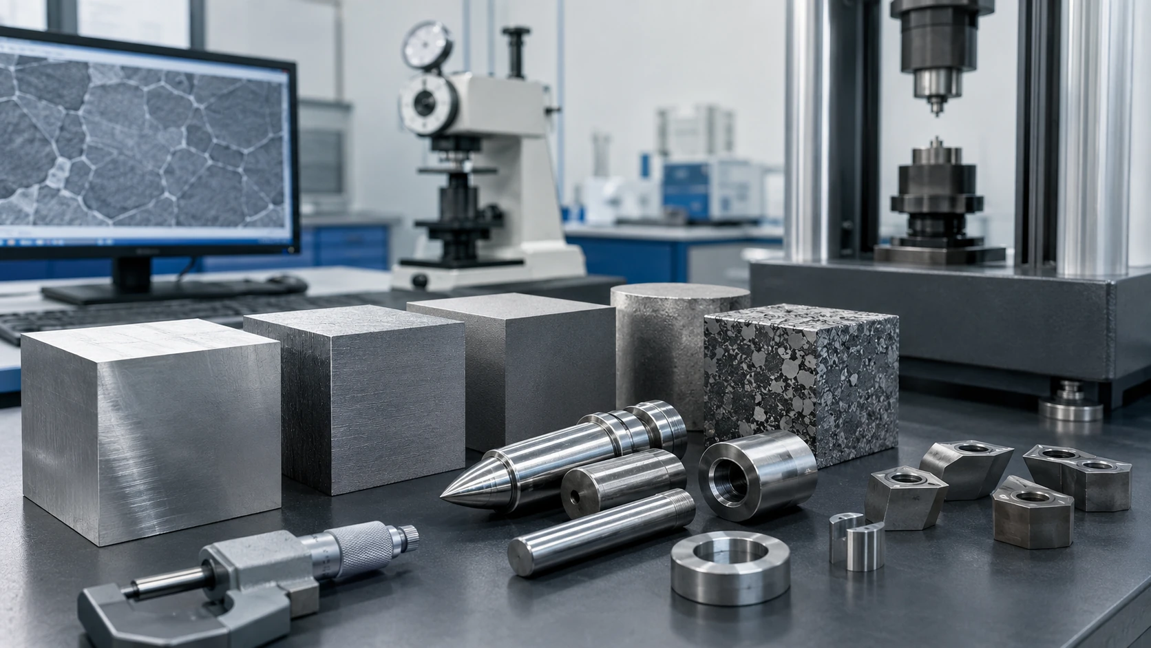 pure tungsten and tungsten alloy material comparison