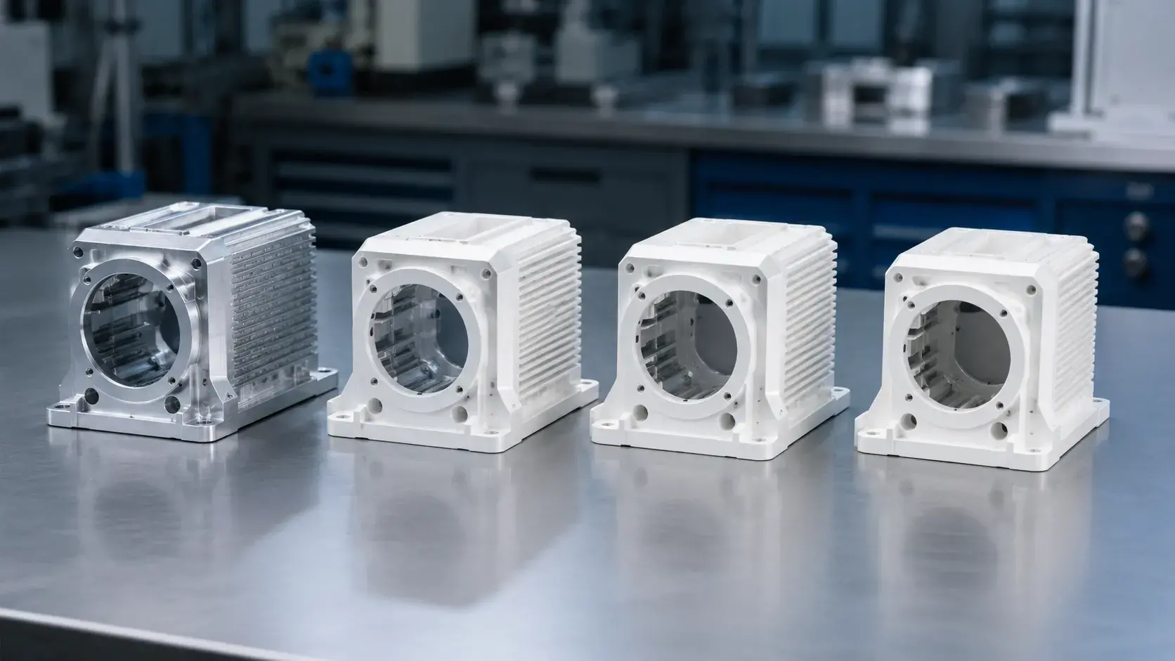 white aluminum finishes anodizing powder coating e coating comparison