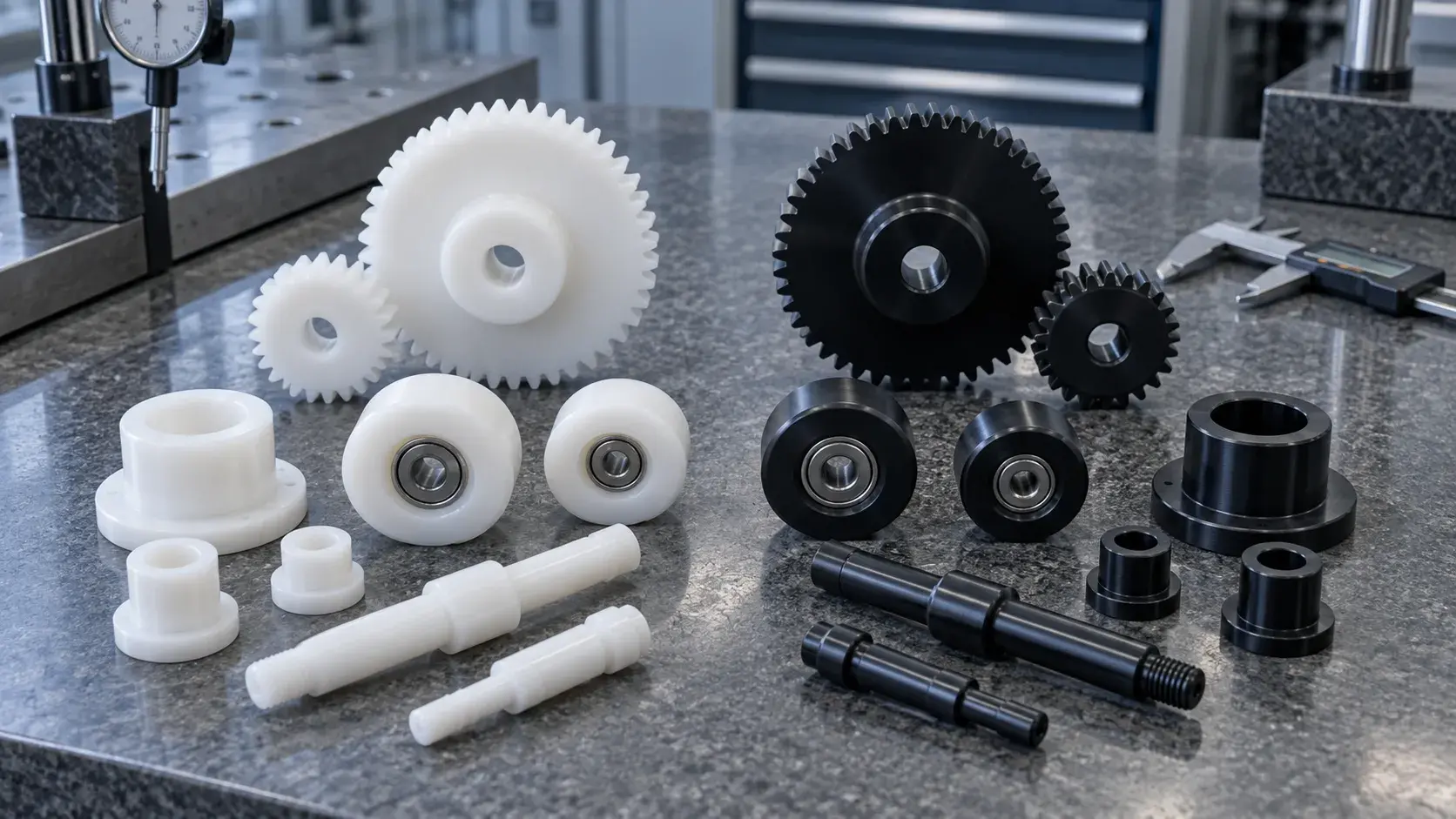 Acetal vs Delrin machined parts