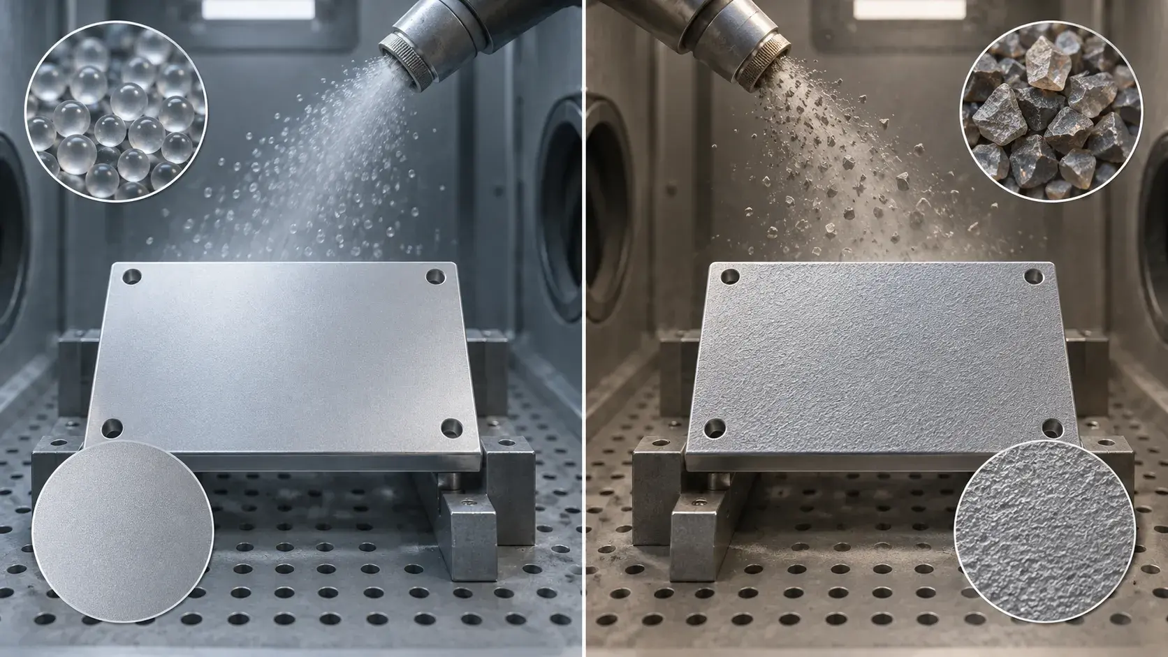 Bead Blasting VS Sand Blasting
