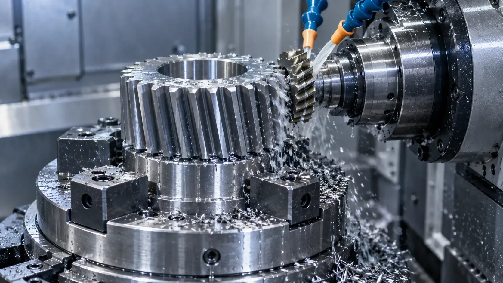 CNC gear machining
