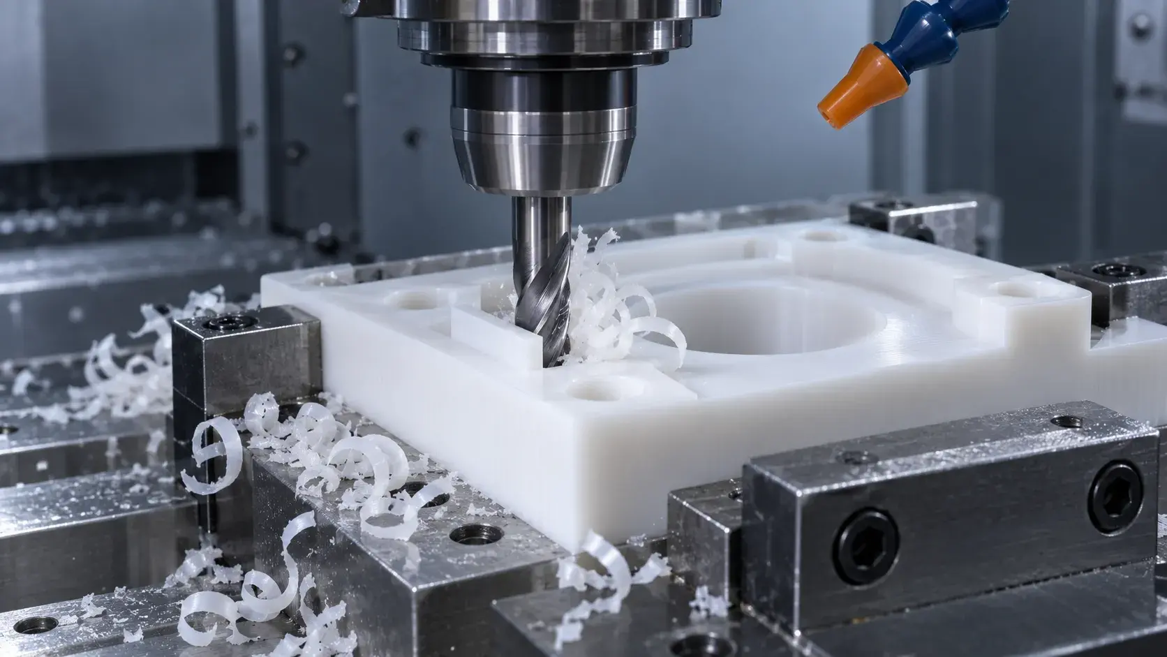 CNC machining acetal plastic