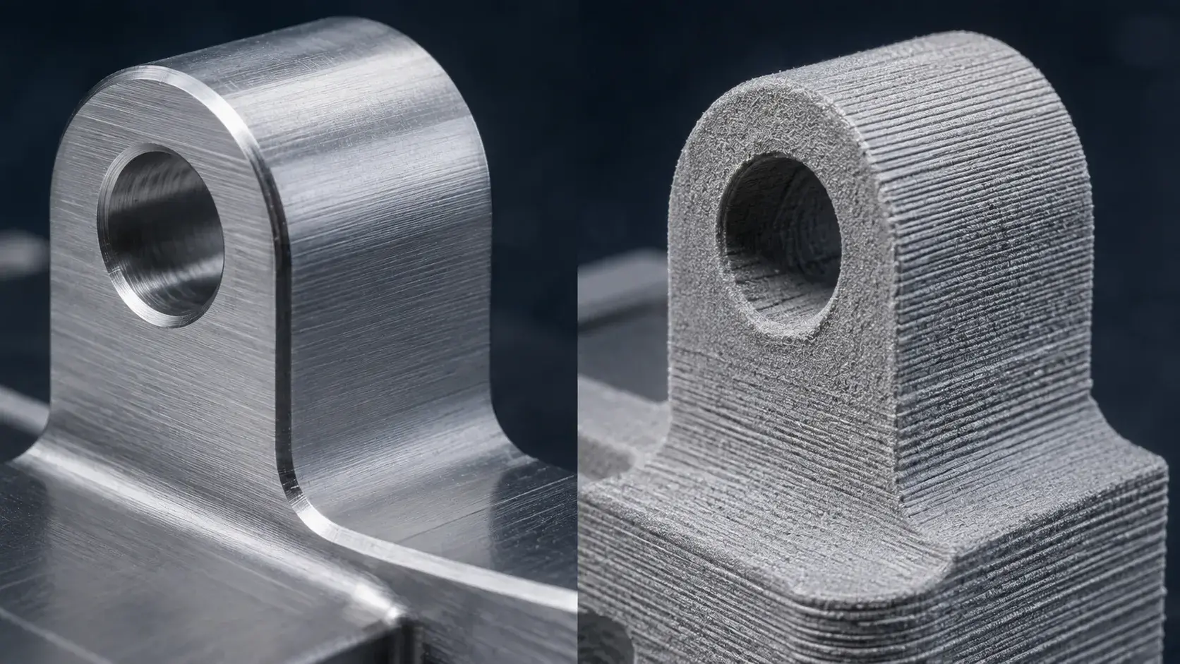 CNC vs 3D printing surface finish