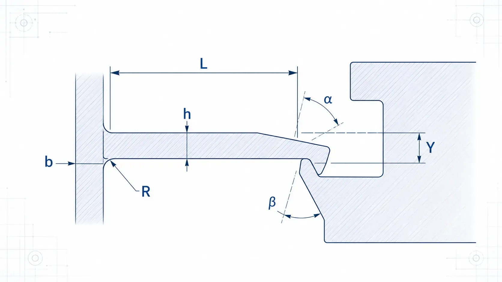 Cantilever Snap Fit Dimensions