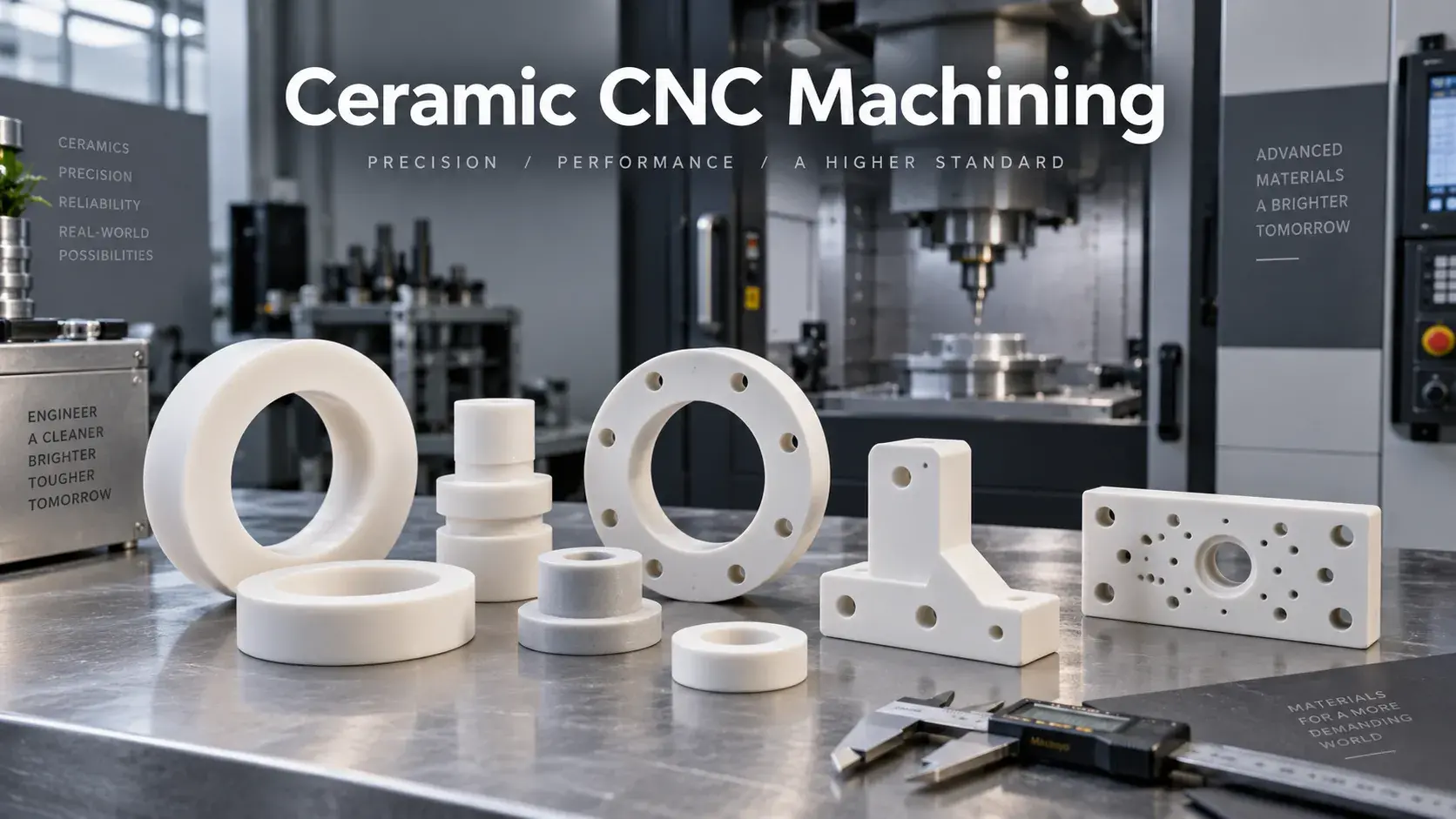 Ceramic CNC machining for precision ceramic parts