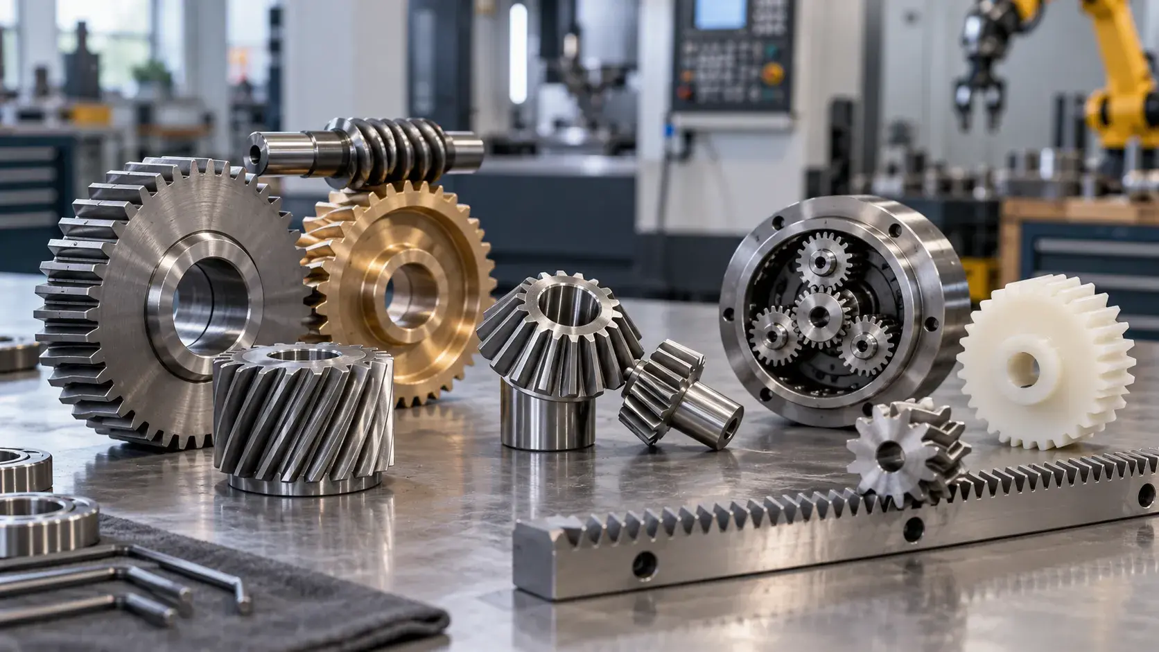 Common types of gears
