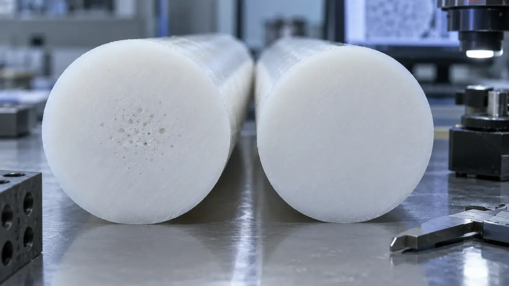 Delrin centerline porosity