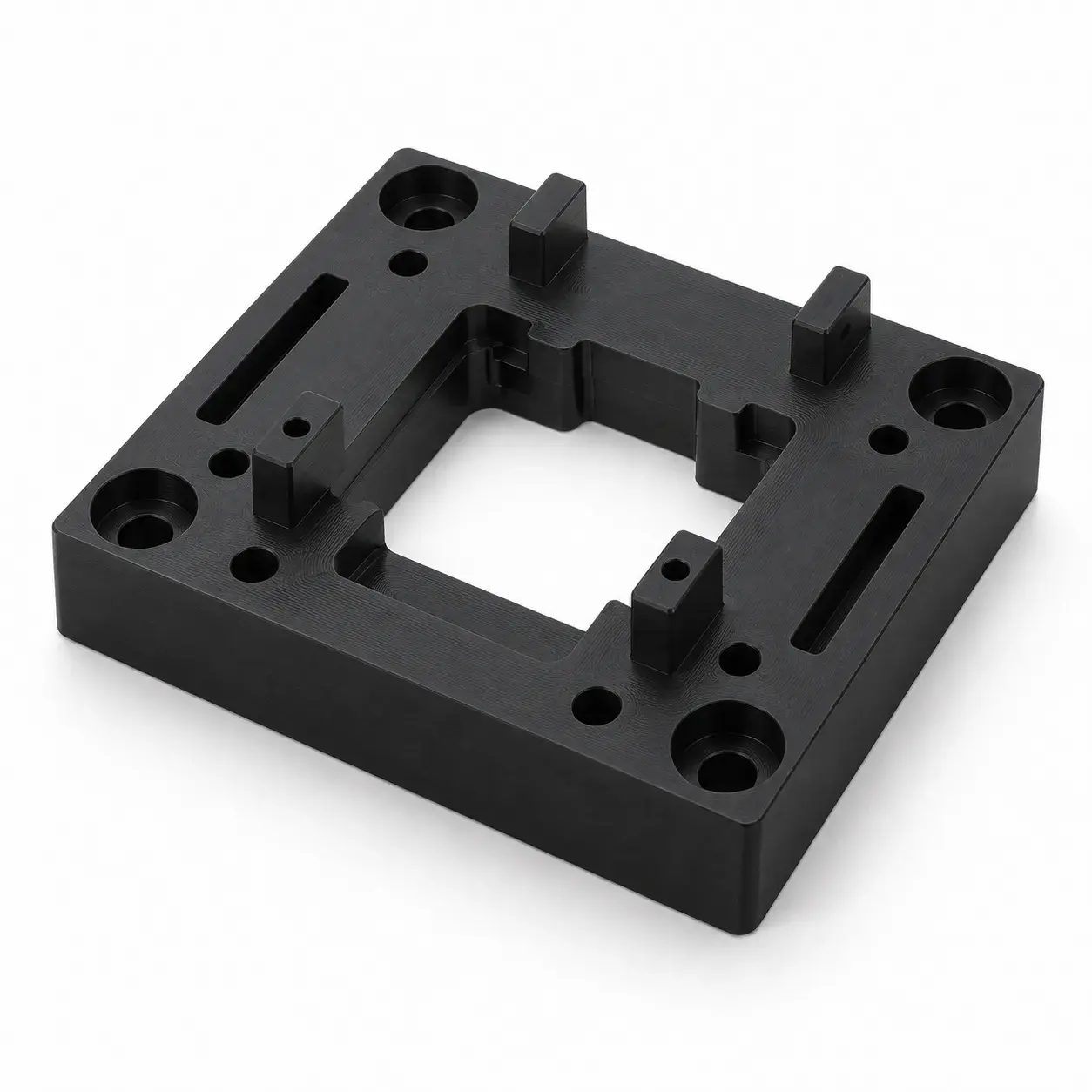 CNC machined ESD antistatic POM fixture