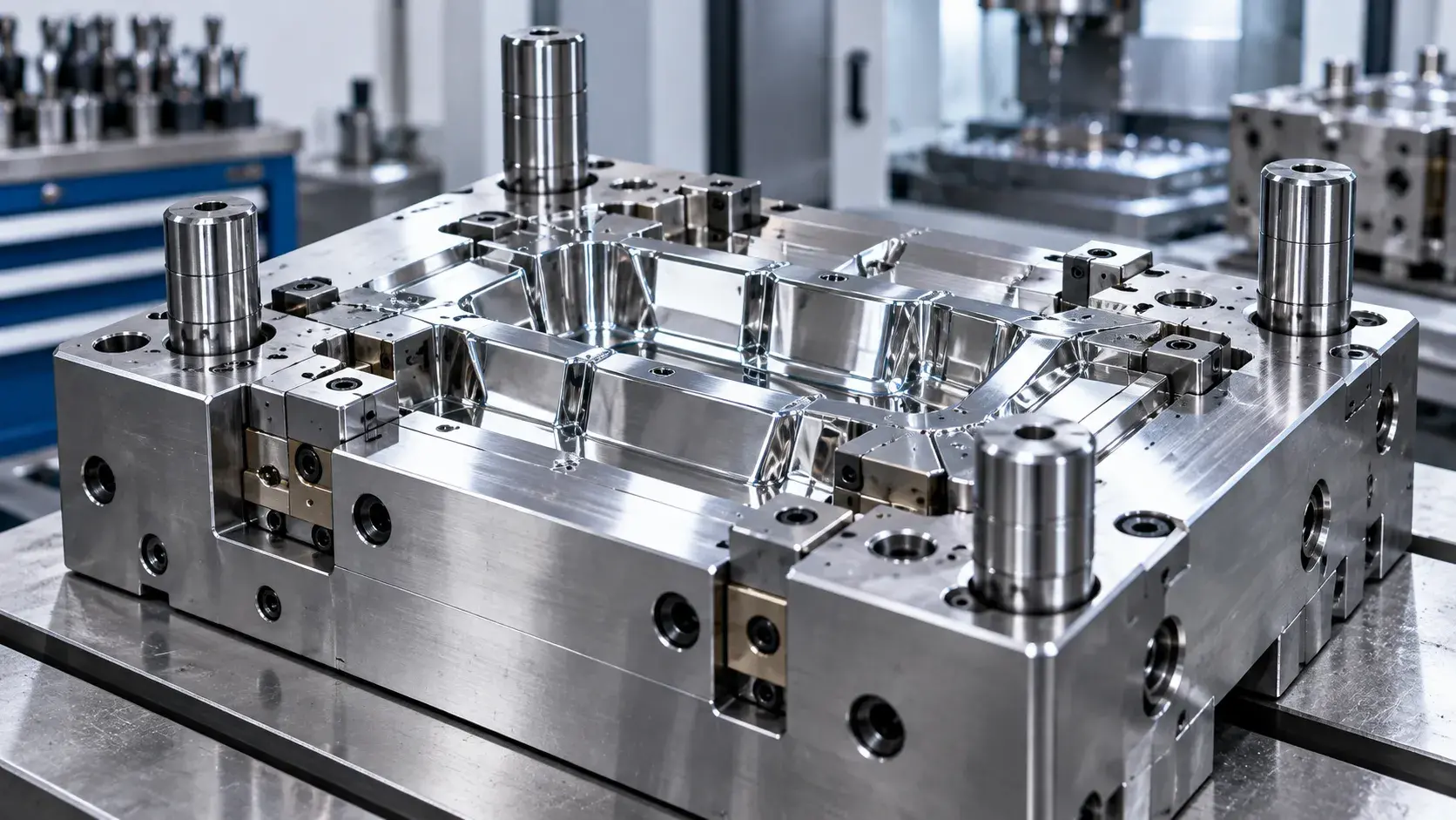 Chrome plated mold and tooling components