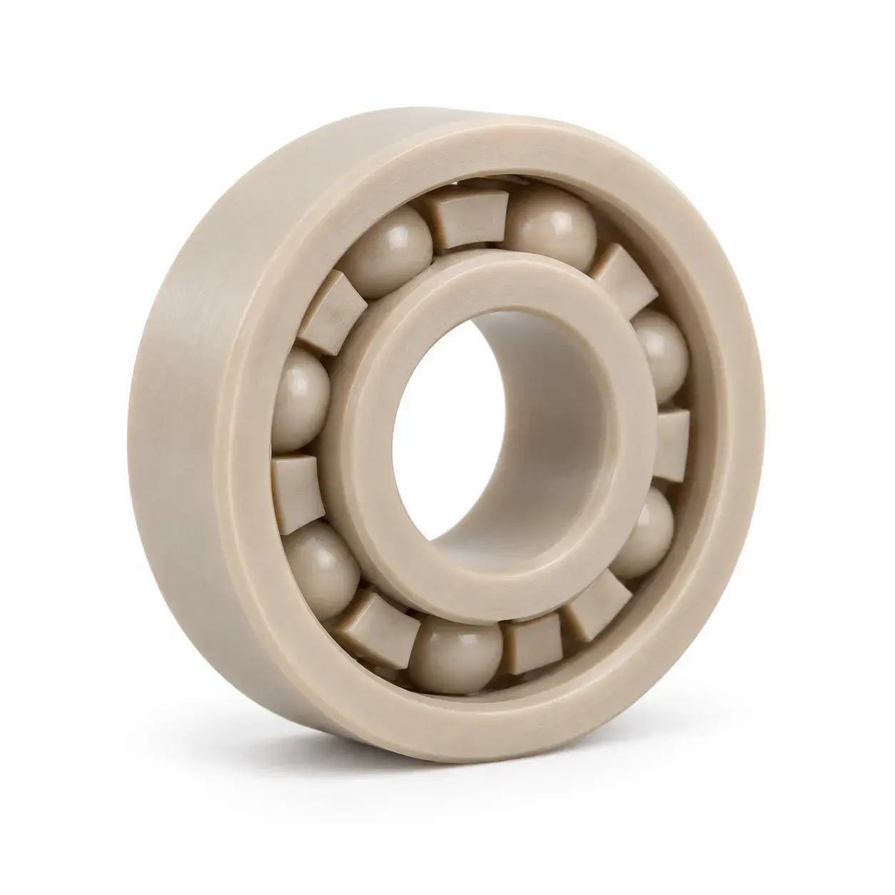 PEEK bearing CNC machined part