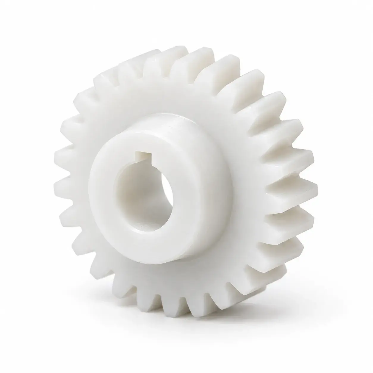CNC machined Delrin POM-H gear