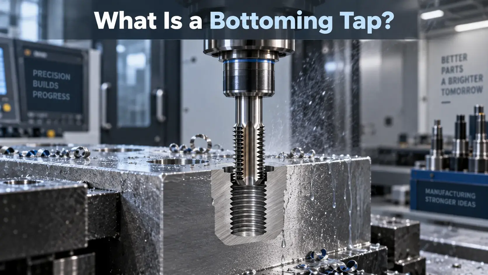 What is a bottoming tap