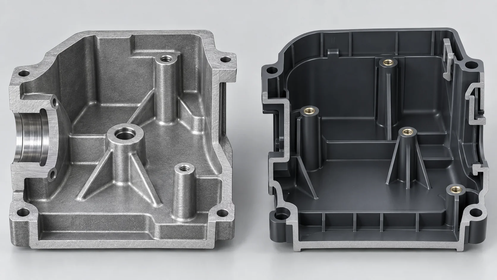 Die casting vs injection molding DFM design differences