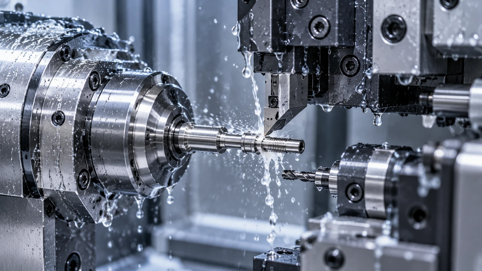 Swiss CNC machining of small precision nickel alloy turned components